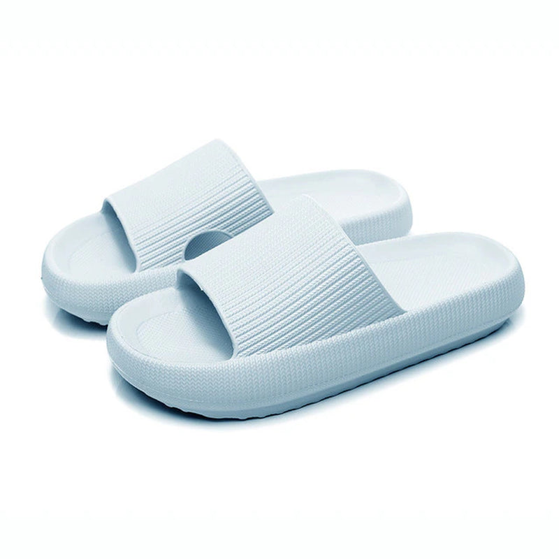 Thick Platform Bathroom Home Slippers Women Fashion Soft Sole EVA Indoor Slides Woman Sandals 2023 Summer Non-Slip Flip Flops