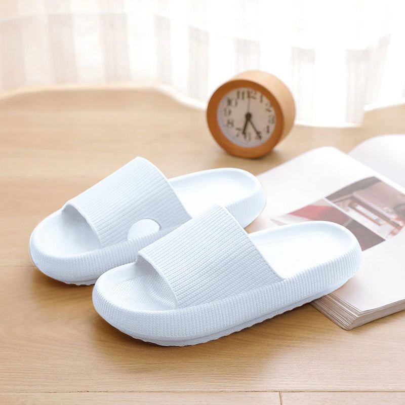 Thick Platform Bathroom Home Slippers Women Fashion Soft Sole EVA Indoor Slides Woman Sandals 2023 Summer Non-Slip Flip Flops